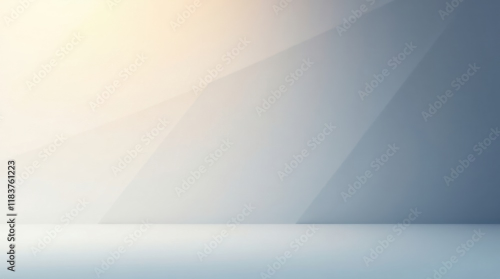 Serene Minimalist Empty Room Studio Background with Soft Lighting and Subtle Geometric Shapes Serene Minimalist Empty Room Studio Background with Soft Lighting and Subtle Geometric Shapes