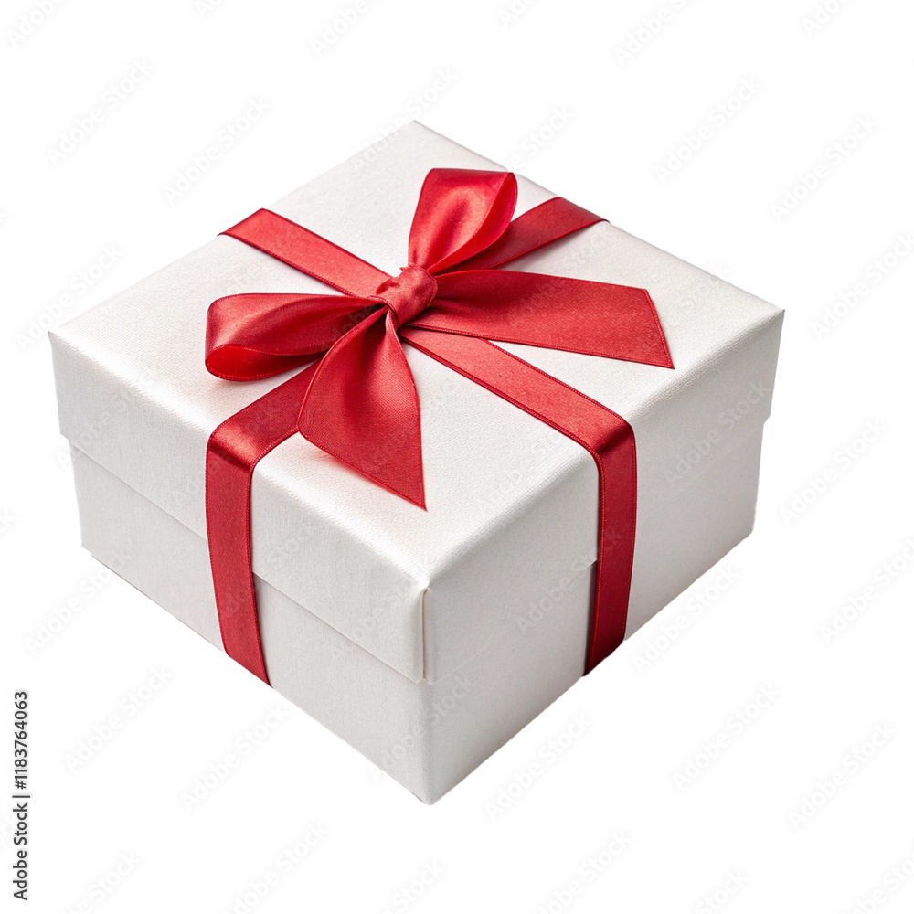 Fototapeta premium gift box isolated on white