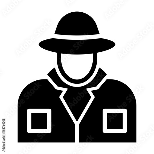 Informant Glyph Icon Design