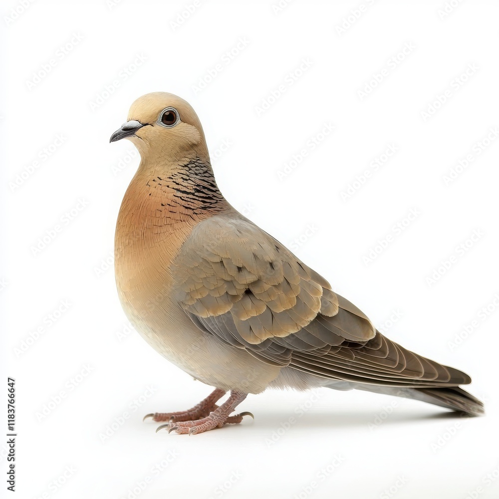 Dove isolated on white background. Dove isolated on white background.