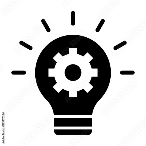 Creative Glyph Icon Design