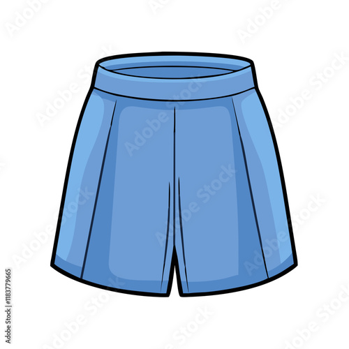 skort vector icon, clothing vector illustration - simple illustration of skort perfect for logos, and clothing-themed designs. photo