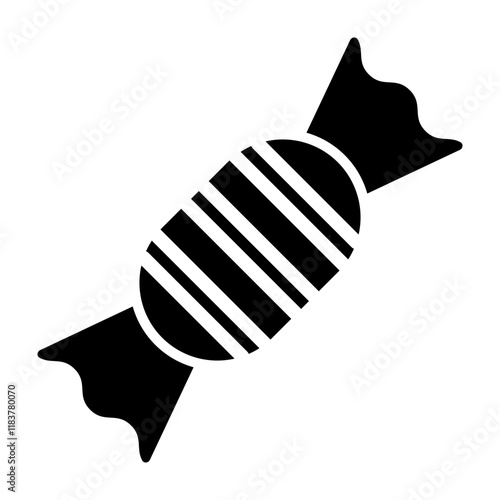 Toffee Glyph Icon Design