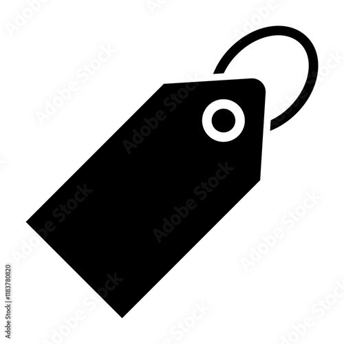 Tag Glyph Icon Design
