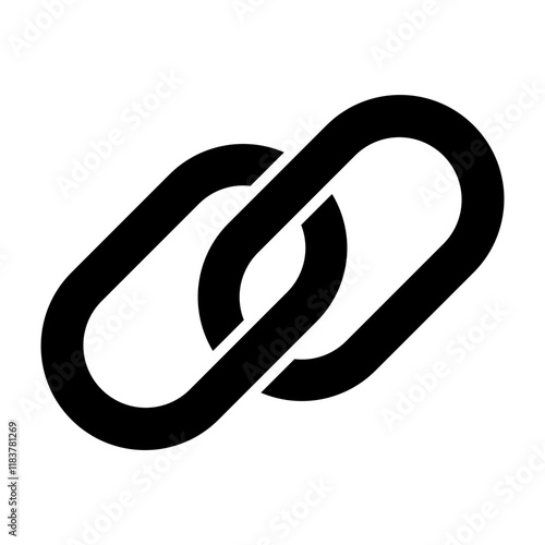 Link Glyph Icon Design