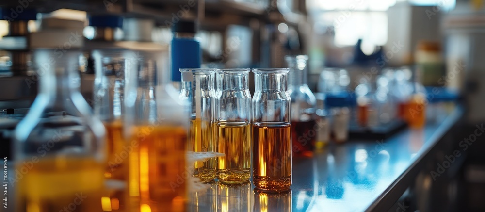 Laboratory Research: Amber Liquids in Glassware Laboratory Research: Amber Liquids in Glassware