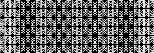 Abstract Geometric pattern, Lines, Illustration, vector, alternating overlapping, orderly arrangement background, black and white, banner, website, template, dark.
