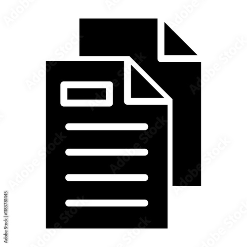 Copy Glyph Icon Design