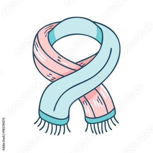 scarves infinity shawl pashmina vector icon, accessories vector illustration - simple illustration of scarves infinity shawl pashmina perfect for logos, and accessories-themed designs.