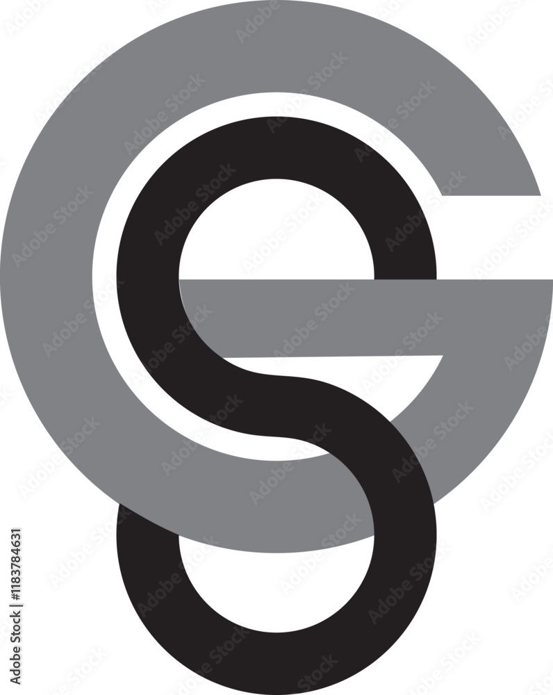 Obraz premium GS logo design.eps