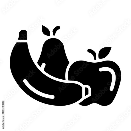 Fruit Glyph Icon Design