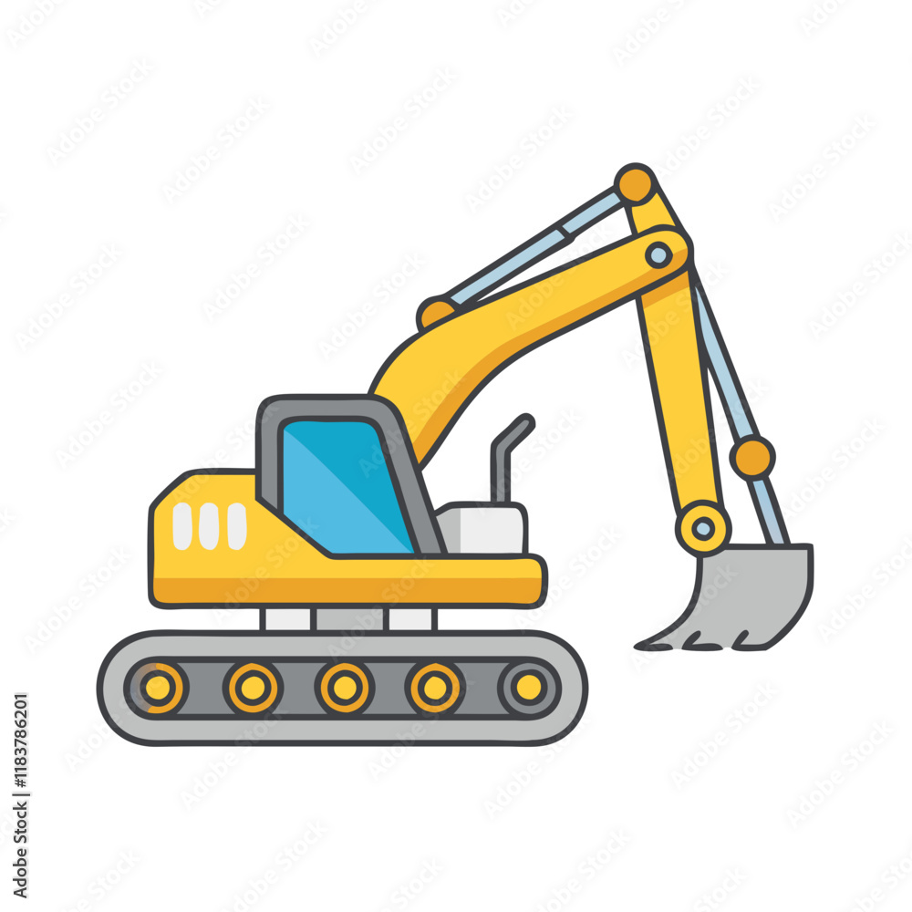 backhoe vector icon, vehicles vector illustration - simple illustration of backhoe perfect for logos, and vehicles-themed designs. backhoe vector icon, vehicles vector illustration - simple illustration of backhoe perfect for logos, and vehicles-themed designs.