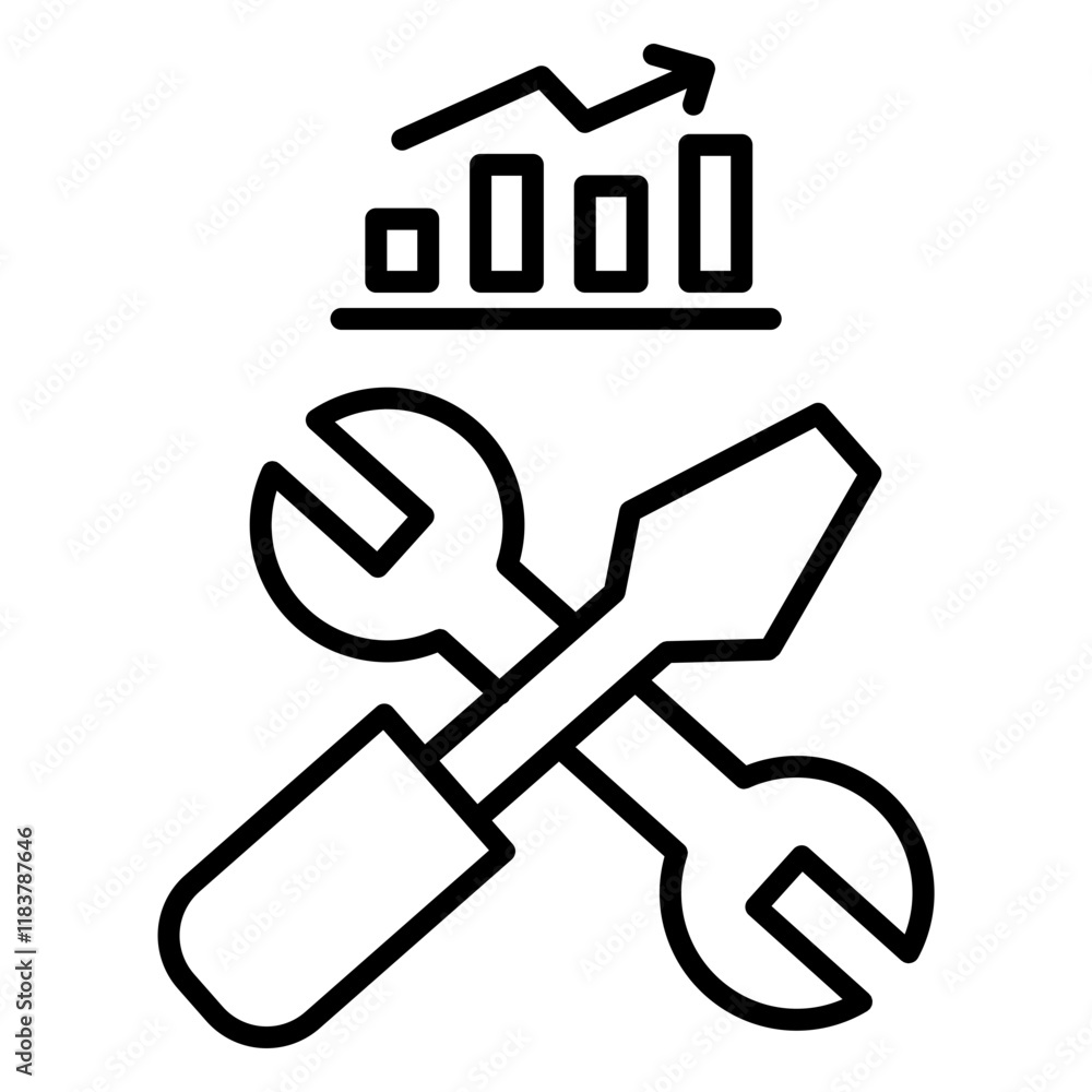 Sleek marketing lineal icon showcasing elements like megaphones, charts, or targets. Ideal for representing branding, campaigns, advertising, and promotional strategies in digital or business designs. Sleek marketing lineal icon showcasing elements like megaphones, charts, or targets. Ideal for representing branding, campaigns, advertising, and promotional strategies in digital or business designs.