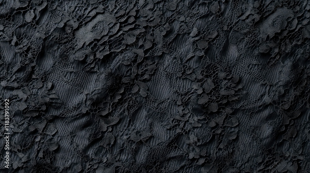 Black floral net background Black floral net background