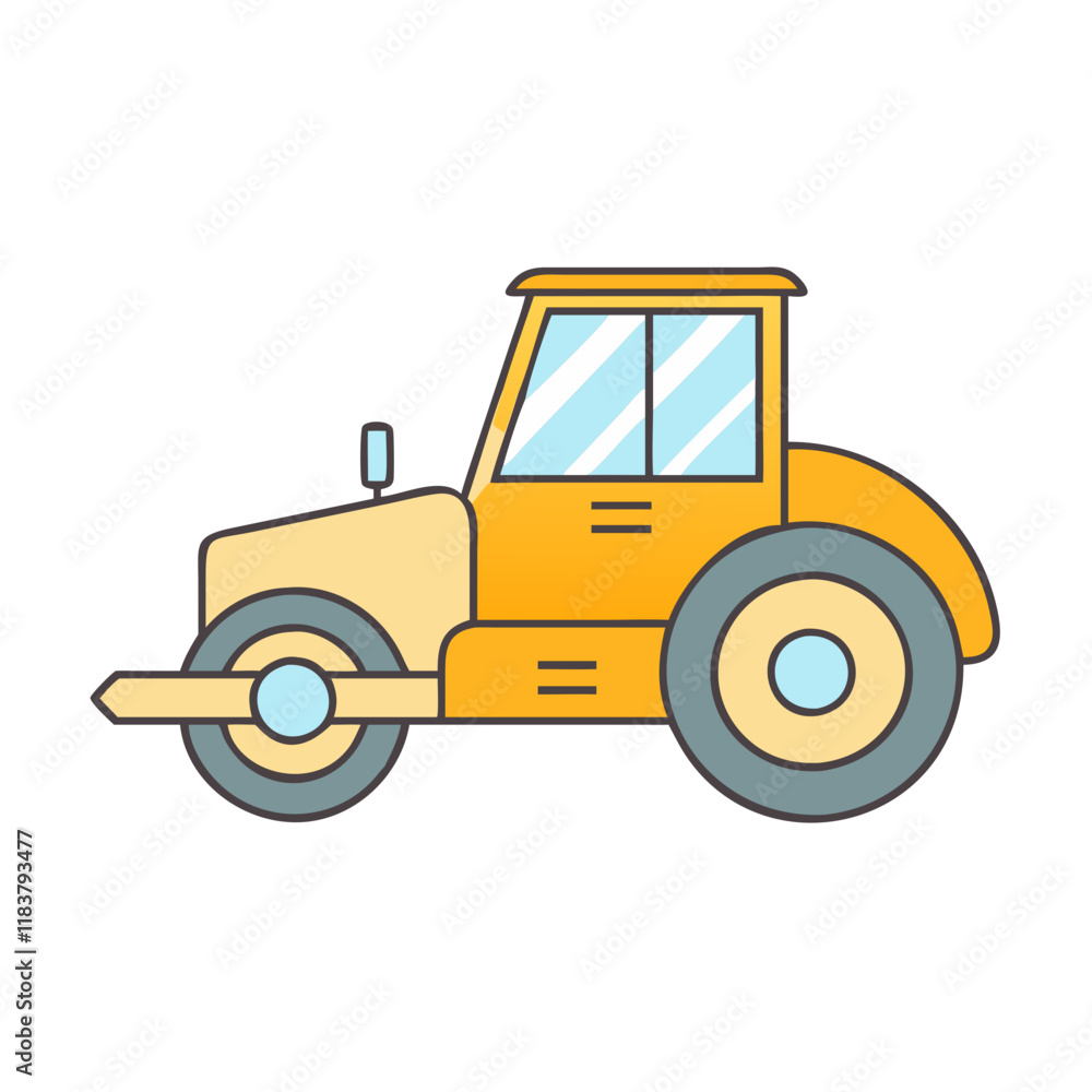 road roller vector icon, vehicles vector illustration - simple illustration of road roller perfect for logos, and vehicles-themed designs. road roller vector icon, vehicles vector illustration - simple illustration of road roller perfect for logos, and vehicles-themed designs.