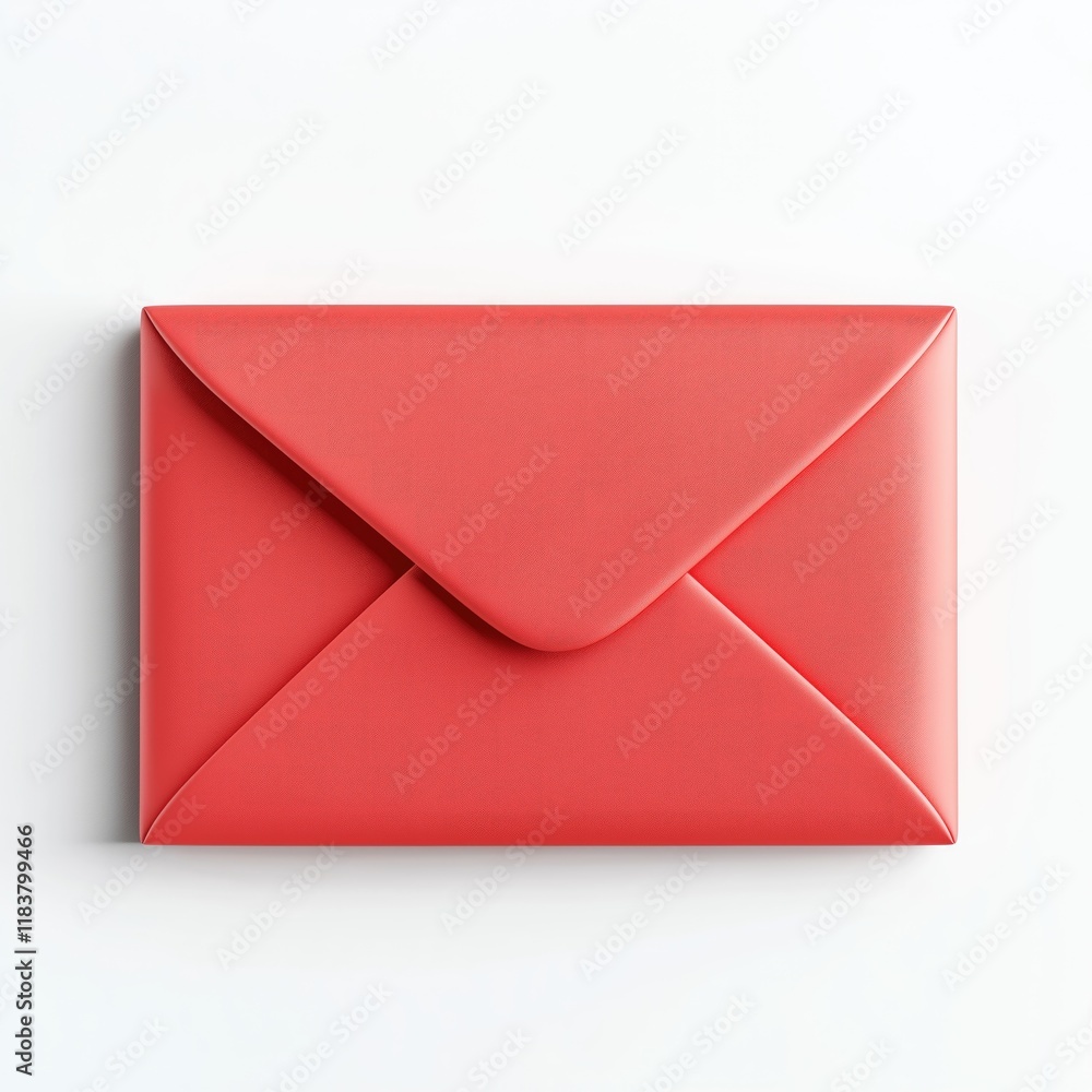 3D red envelope on a white background for Valentine's Day, featuring a greeting card design. Perfect for romantic messages and love-themed celebrations in vector style. 3D red envelope on a white background for Valentine's Day, featuring a greeting card design. Perfect for romantic messages and love-themed celebrations in vector style.
