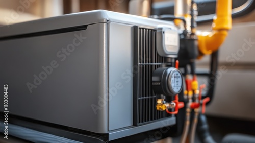High-Quality RV Generator Close-Up