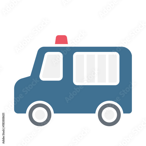 Police wagon icon