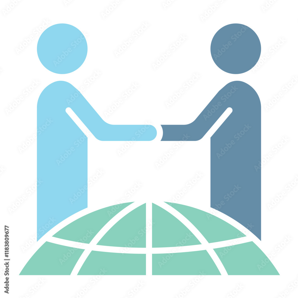 Fototapeta premium International business icon