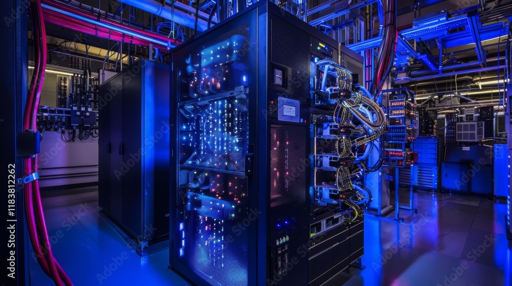 Quantum Computer Rack with Complex Architecture Quantum Computer Rack with Complex Architecture