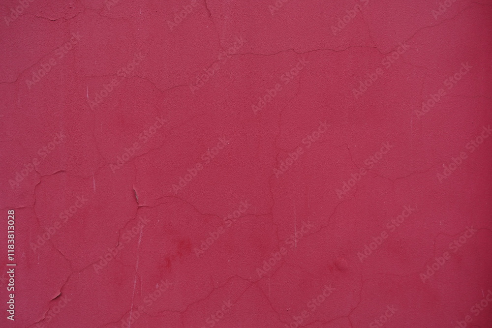 Backdrop - old and cracked raspberry red painted wall Backdrop - old and cracked raspberry red painted wall