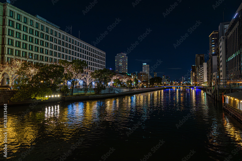 Obraz premium 都市夜景