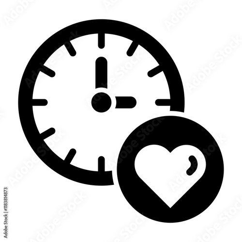 Lifespan Glyph Icon Design