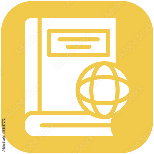 Encyclopedia vector icon illustration of Literature iconset.