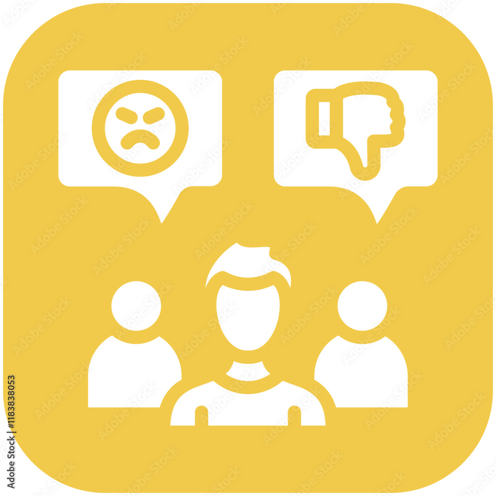 Ταπετσαρία Hate vector icon illustration of Protesting and Civil Disobedience iconset