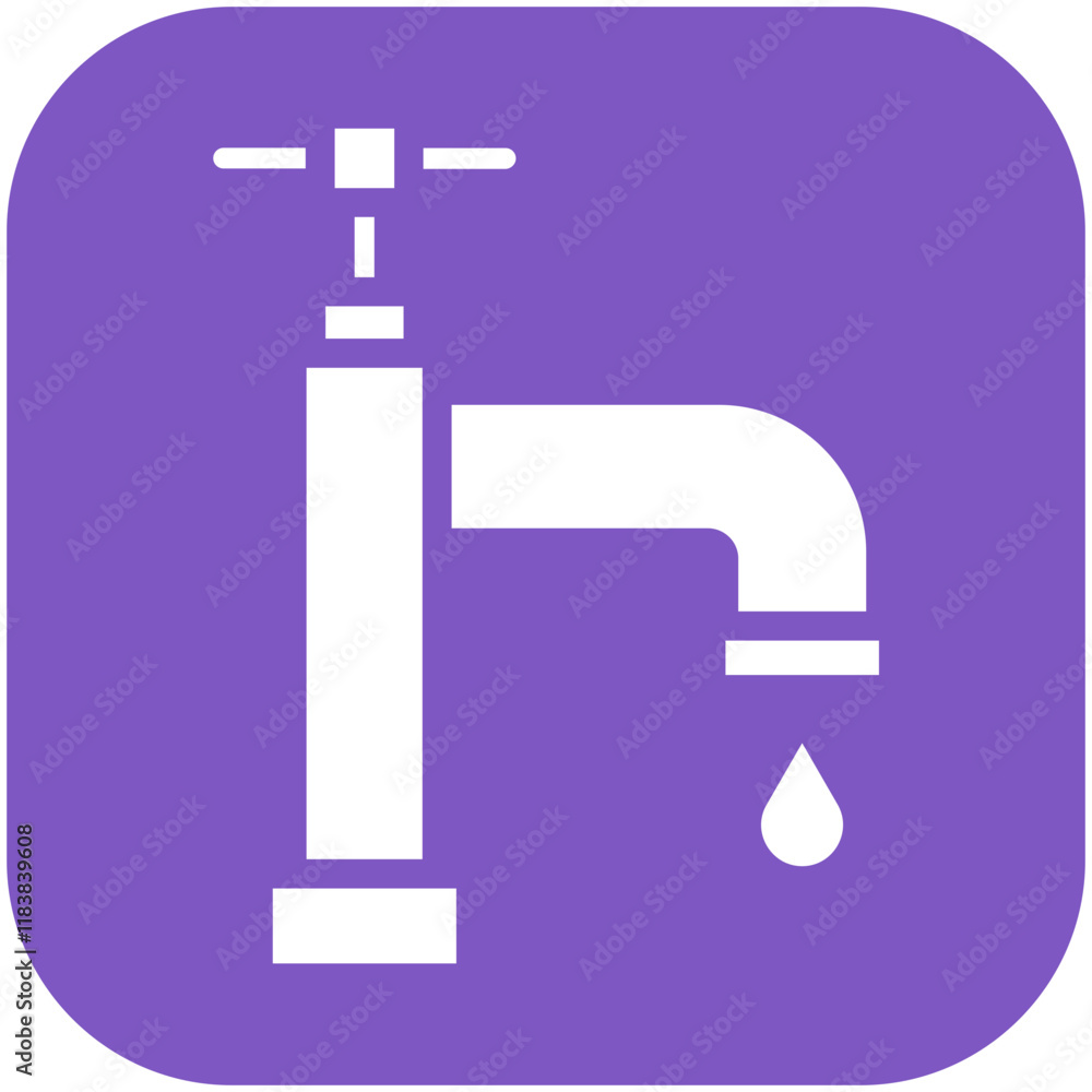 Faucet vector icon illustration of Home Improvements iconset. Faucet vector icon illustration of Home Improvements iconset.