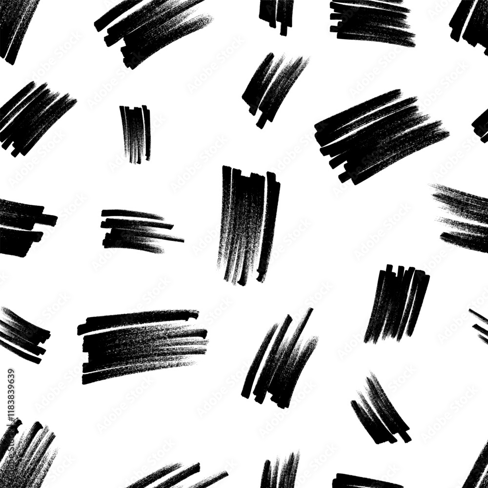 Seamless pattern with hand drawn scribble smears Seamless pattern with hand drawn scribble smears