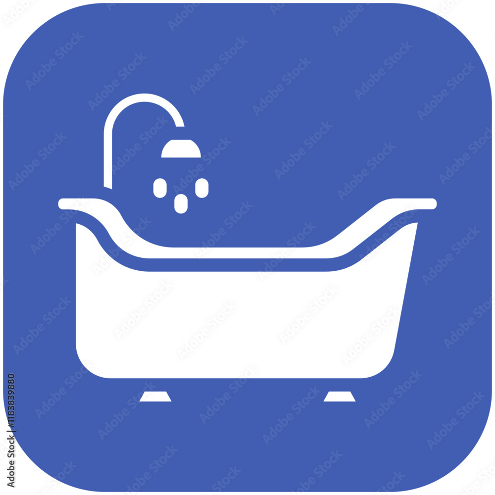 Bathtub vector icon illustration of Home Improvements iconset. Bathtub vector icon illustration of Home Improvements iconset.