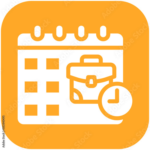 Scheduled Event vector icon illustration of Business & Economy iconset.