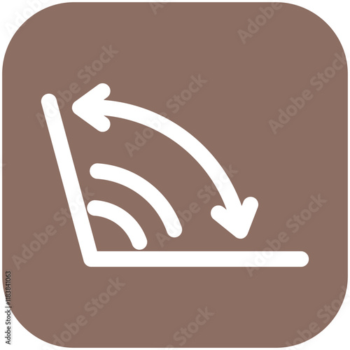 Angle vector icon illustration of School iconset.