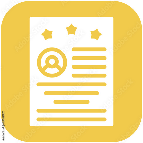 Performance Appraisal vector icon illustration of Human Resource iconset.