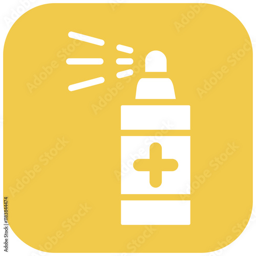 Antiseptic vector icon illustration of Pharmacy iconset.