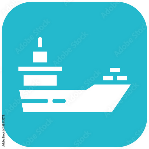 Ship vector icon illustration of Coastline iconset.