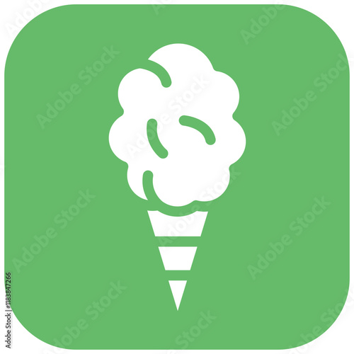 Cotton Candy vector icon illustration of Festa Junina iconset.