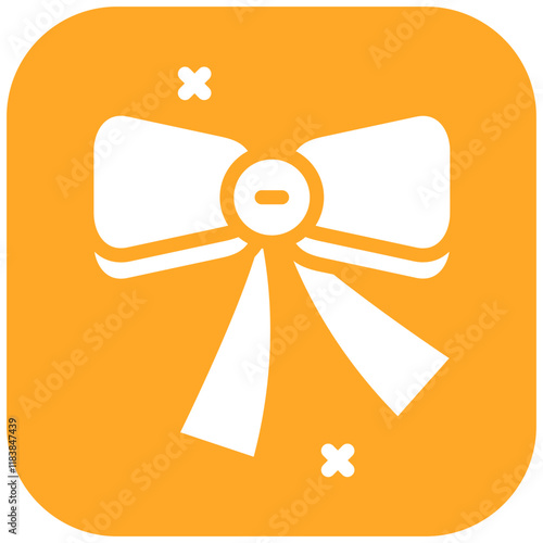 Festive Ribbon vector icon illustration of Festa Junina iconset.