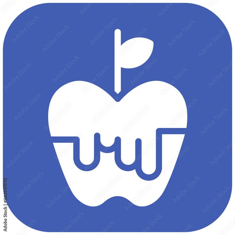 Rotten Apple vector icon illustration of Corruption iconset. Rotten Apple vector icon illustration of Corruption iconset.
