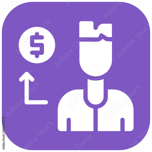 Graft Scheme vector icon illustration of Corruption iconset.