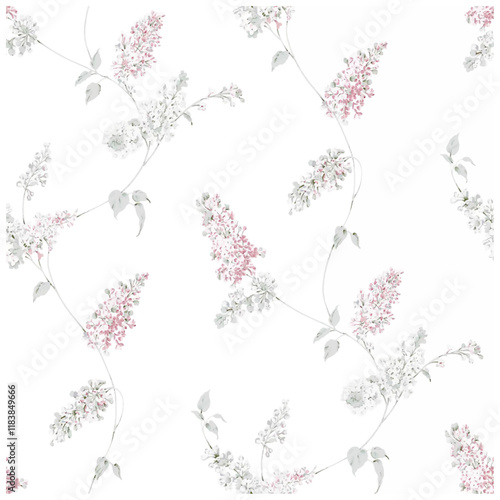 floral leaves pattern design 