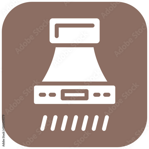 Fume Hood vector icon illustration of Lab iconset.