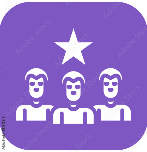 Market Leadership vector icon illustration of Business Analytics iconset.
