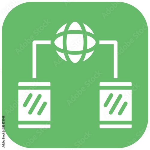 Network Compatibility vector icon illustration of Networking iconset.