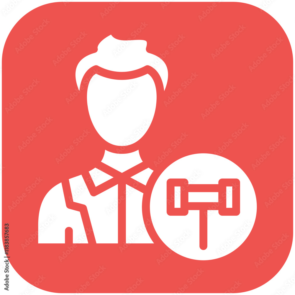 Public Defender Male vector icon illustration of Law & Legislation iconset. Public Defender Male vector icon illustration of Law & Legislation iconset.