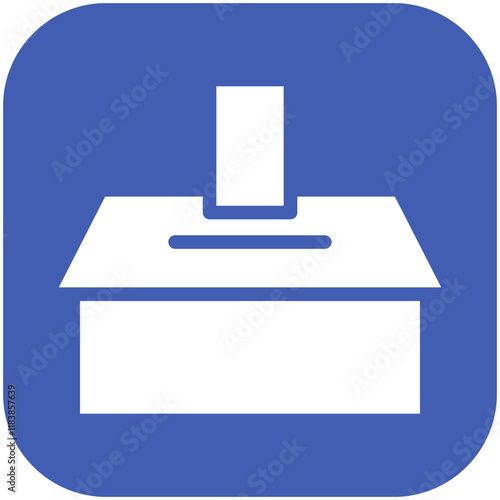 Referendum vector icon illustration of Law & Legislation iconset.