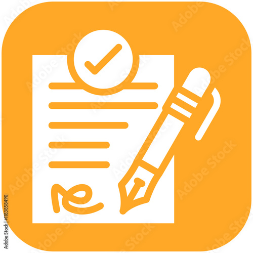 Amendment vector icon illustration of Law & Legislation iconset.
