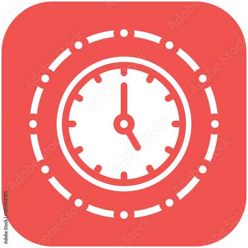 Time vector icon illustration of Gig Economy iconset.