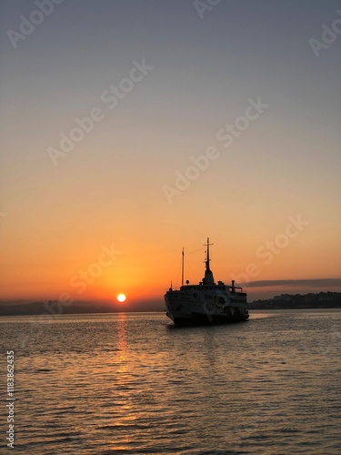 Wallpaper Mural sunset over the sea from in Istanbul Torontodigital.ca